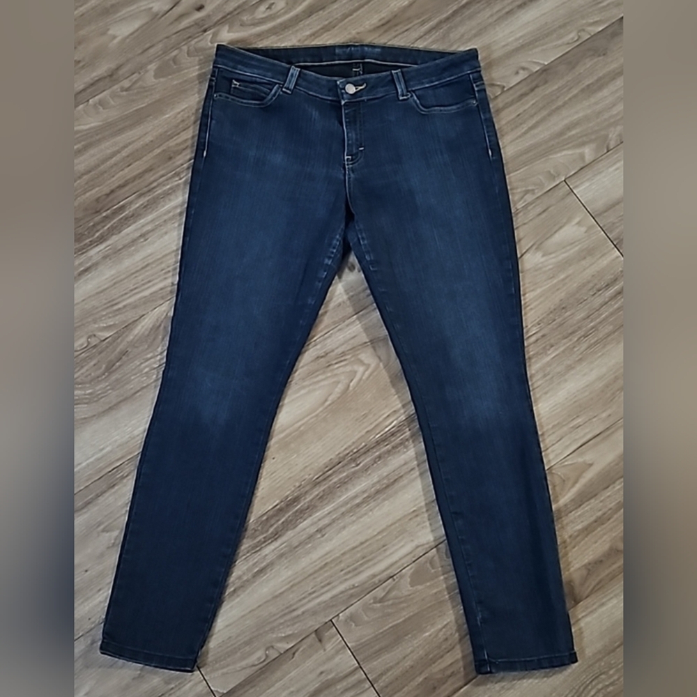 Michael Kors Mid-Rise Dark Wash Denim Blue Jeans Women's 10